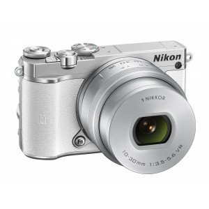 NIKON 1 J5 + 1 NIKKOR 10 - 30 mm VR Digitalkamera PD-mit der Wechselobjektive, 20,8 Megapixel, Video 4 K, Failover LCD Touchscreen 3, Micro SD-16 GB Lexar 300 x, Farbe: Weiß [Karte Nikon: 4 Jahre Garantie]-22